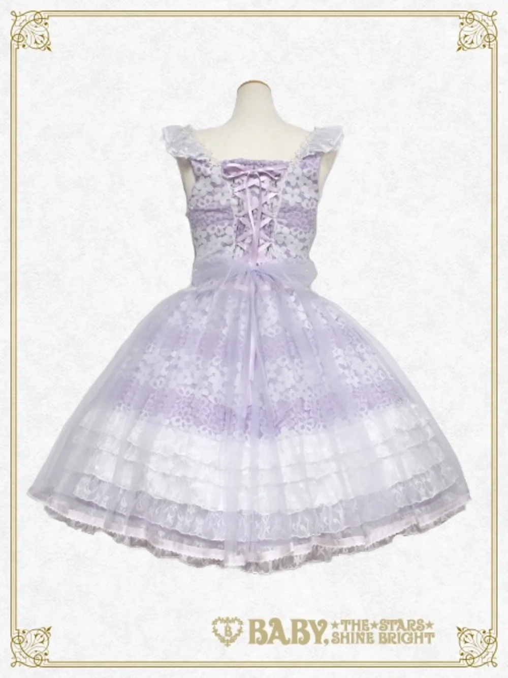 BABY THE STARS SHINE BRIGHT Fairy Floral Canon JSK Lavender Lolita Dress